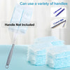 Disposable Microfiber Duster Refills (Handle Not Included) for Furniture and Blinds