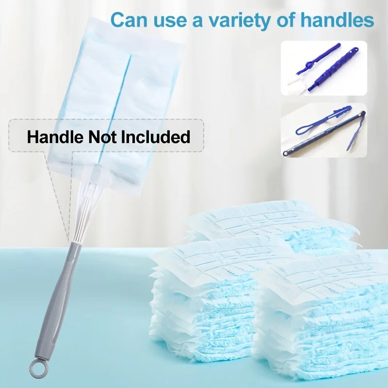 Disposable Microfiber Duster Refills (Handle Not Included) for Furniture and Blinds