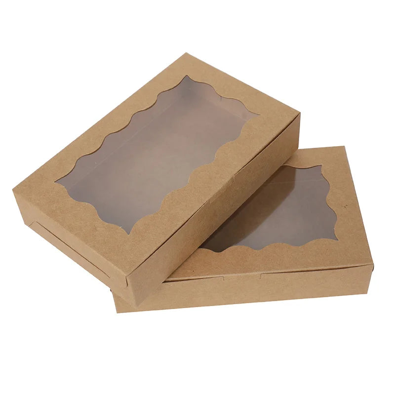 Kraft Paper Gift Boxes with Window