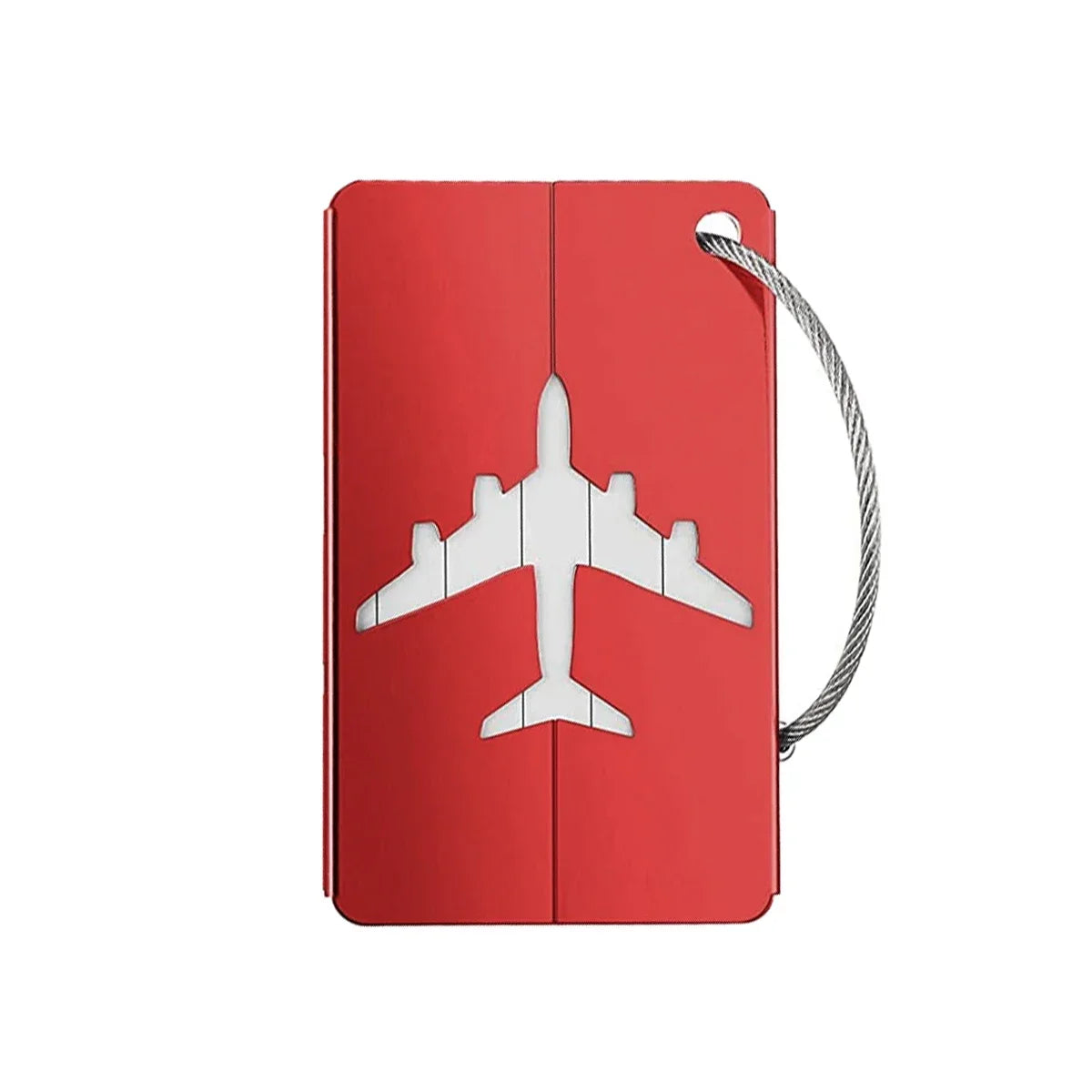 Aircraft-Grade Aluminum Luggage Tag with ID Card Slot