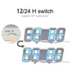 3D LED Digital Alarm Clock with Calendar and Temperature Display