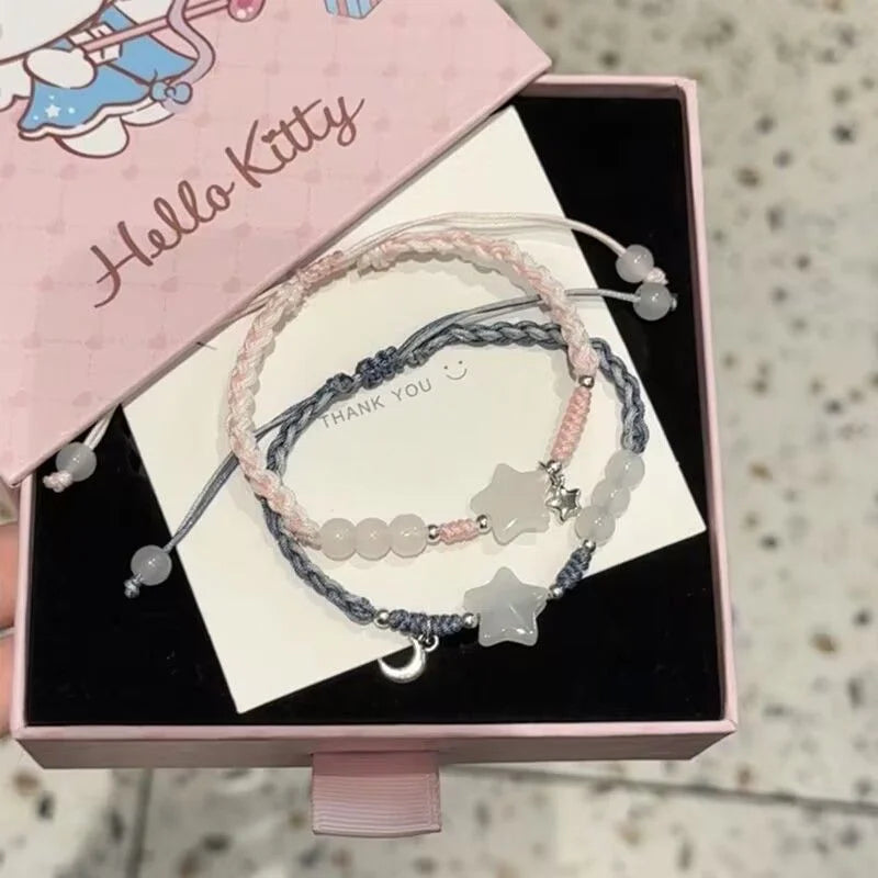 Sterngewebte Armbänder für Paare