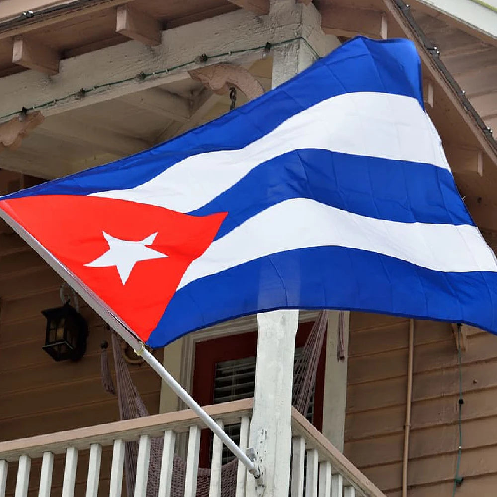 Cuba Flag 90x150cm - Vibrant Polyester for Indoor/Outdoor Display