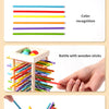 Wooden Counting Sticks and Balance Toy for Early Learning