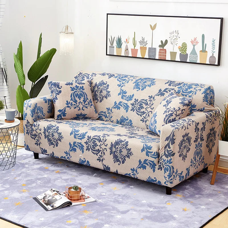 Stretch Sofa Cover with Non-Slip Backing