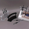 Clear Acrylic Ladder-Style Desk Organizer with 6 Pen Slots