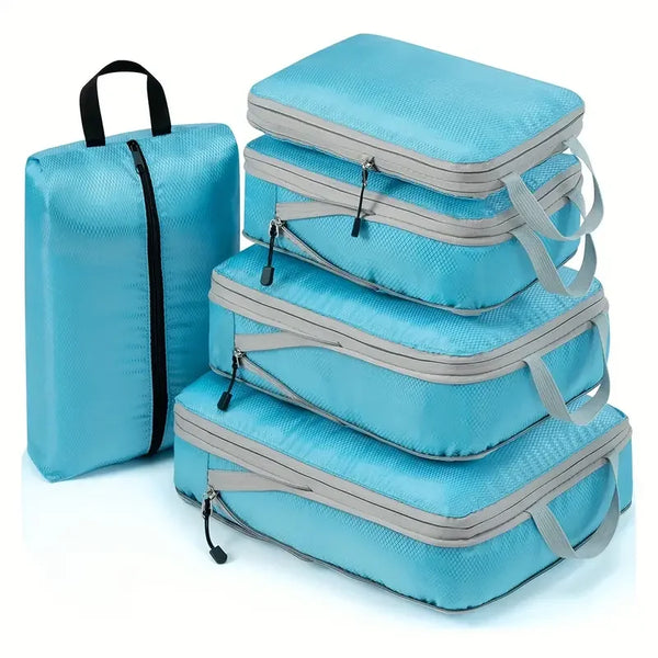 Travel Compression Packing Cubes Set