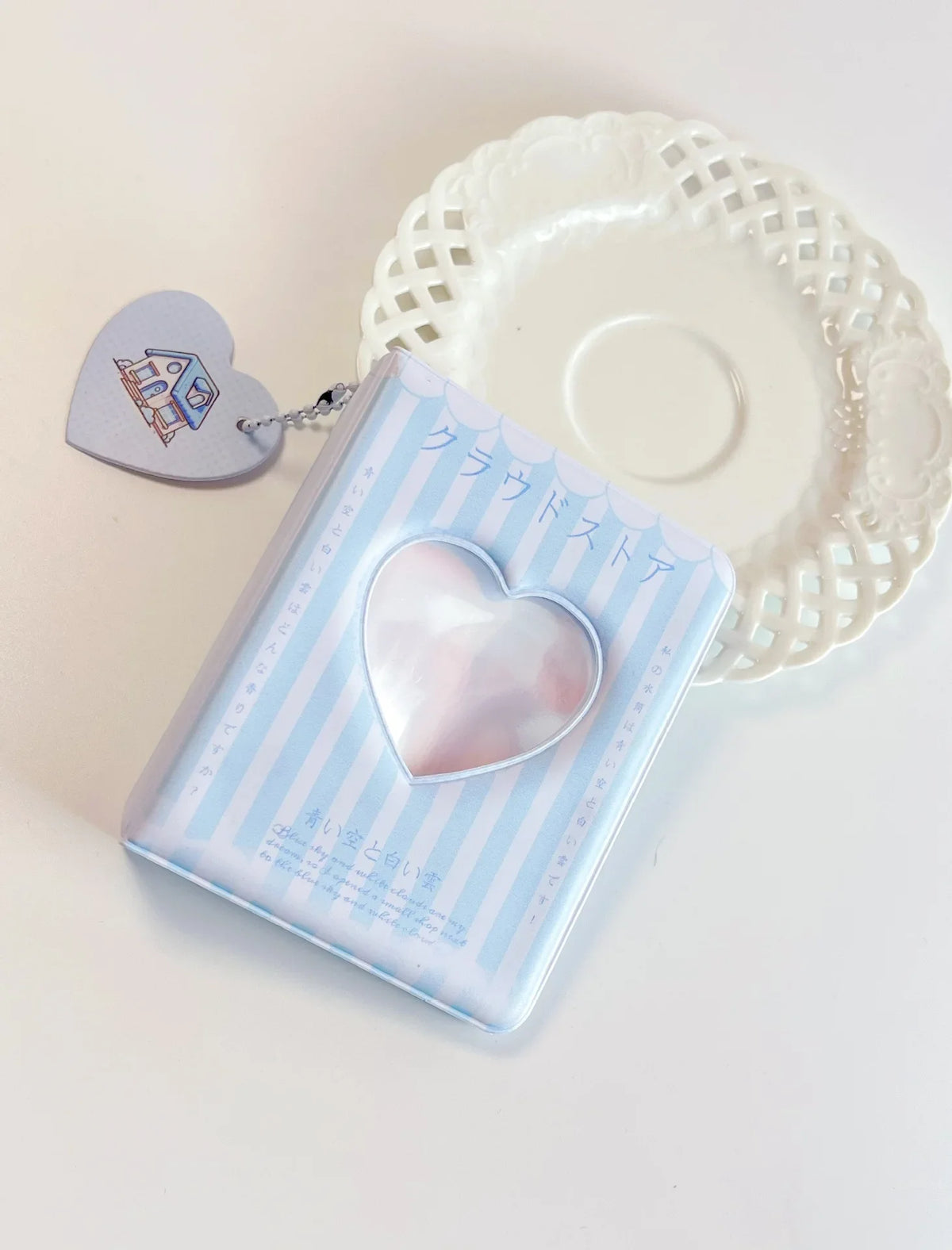 Heart-Shaped Mini Photo Album for K-pop Photocards