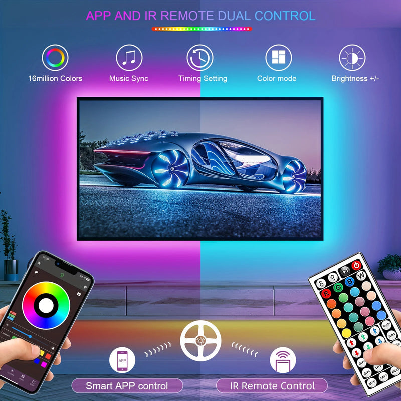 USB RGB LED Light Strip with App Control