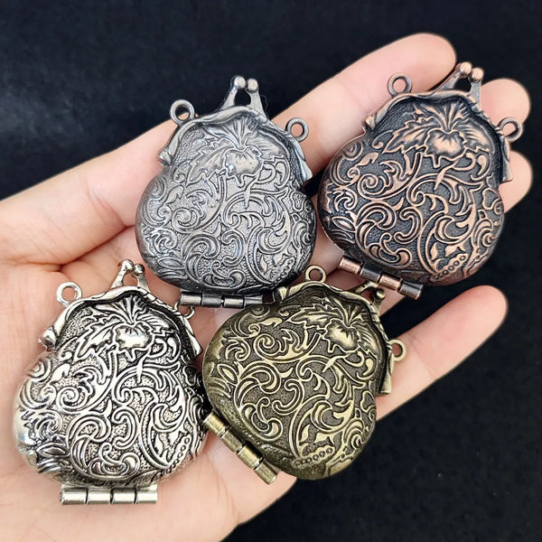 Retro Bronze Mini Locket Pendant