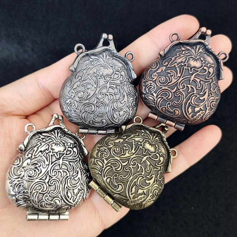Retro Bronze Mini Locket Pendant