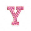 Pearl Rhinestone Letter Patches – Iron-On 3D DIY Embellishments