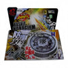 A box for a 4D Metal Fusion Battle Set featuring a launcher and spinning top toy.
