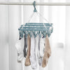 Foldable Laundry Drying Rack with 32 Clips