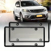 Durable License Plate Frame with Screw Cap Kit