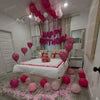 Pink Heart Happy Birthday Balloon Set
