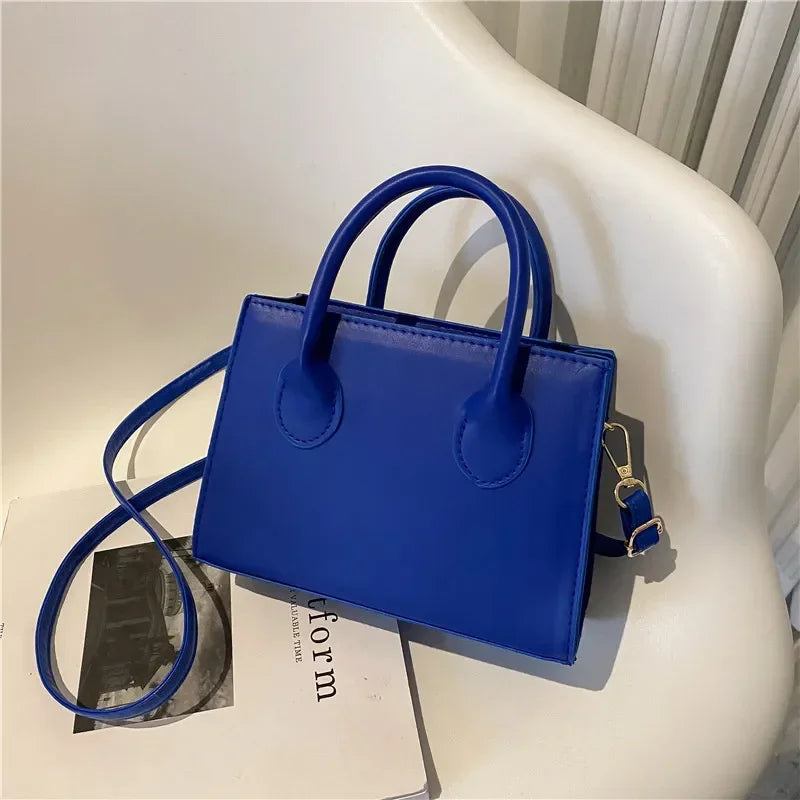 Minimalist Square PU Leather Crossbody Bag