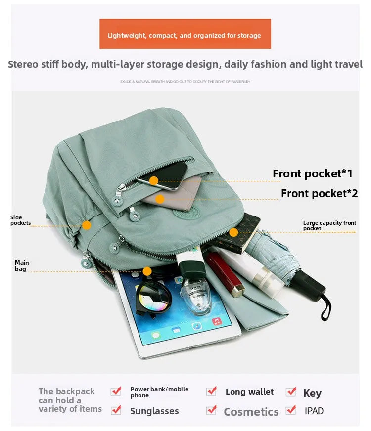 Durable Nylon Backpack for Daily Use