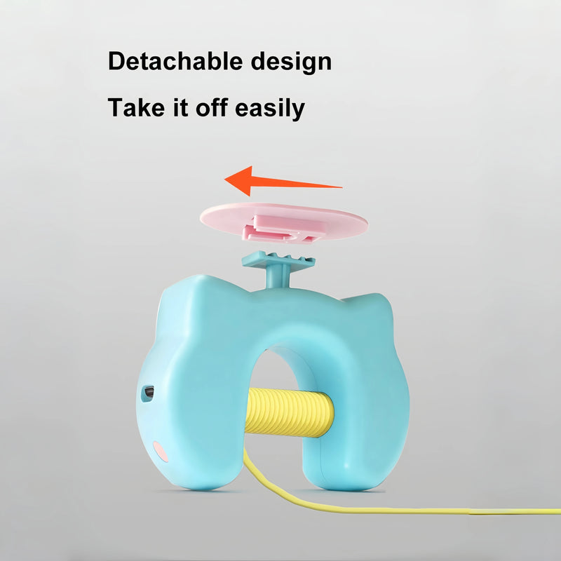 Juguete Colgante Automático para Gatos con Plumas y Cuerdas