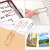 Heart-Shaped Metal Pen Clips for Notebooks and Journals