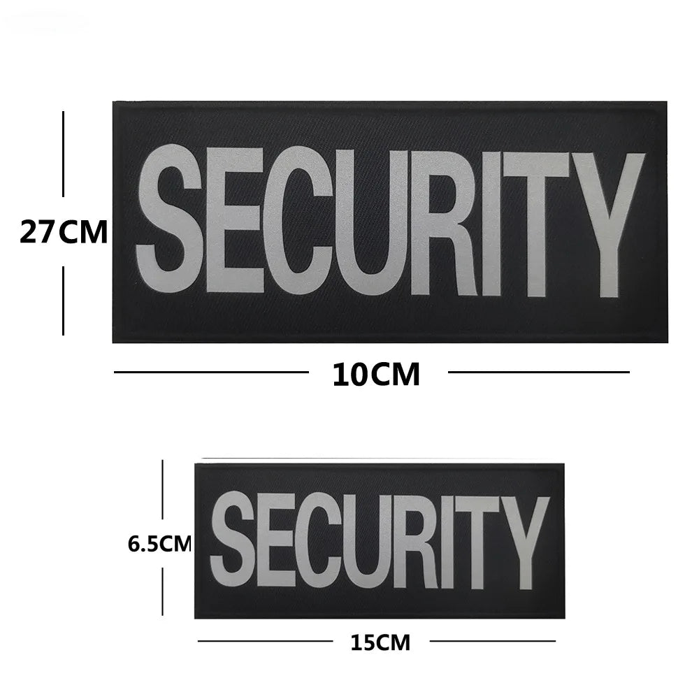 Reflective IR Security Patch with Hook & Loop Backing