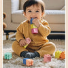 Soft Rubber Building Blocks Set for Babies – Safe, Chewable, and Educational Sensory Toy