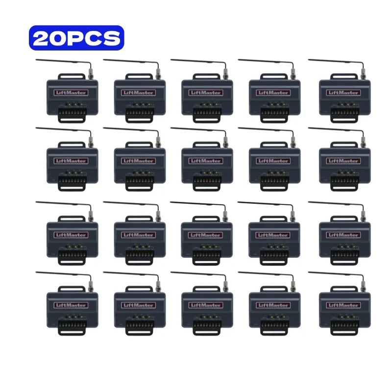 A set of 20 pieces of universal garage door opener receivers with rolling code technology.