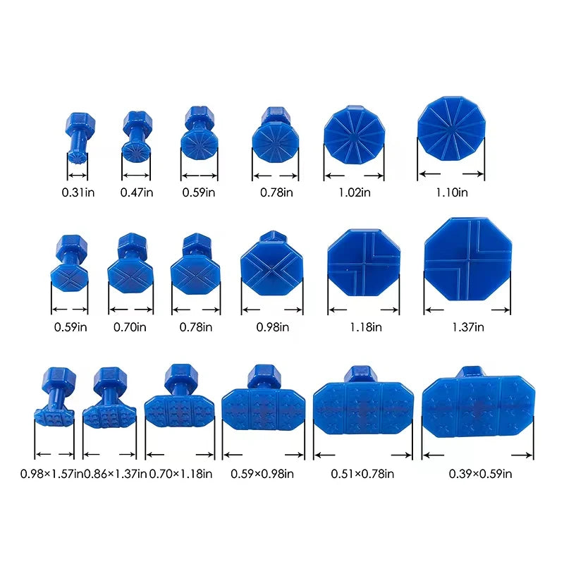 Paintless Dent Repair Kit with Suction Cups and Puller