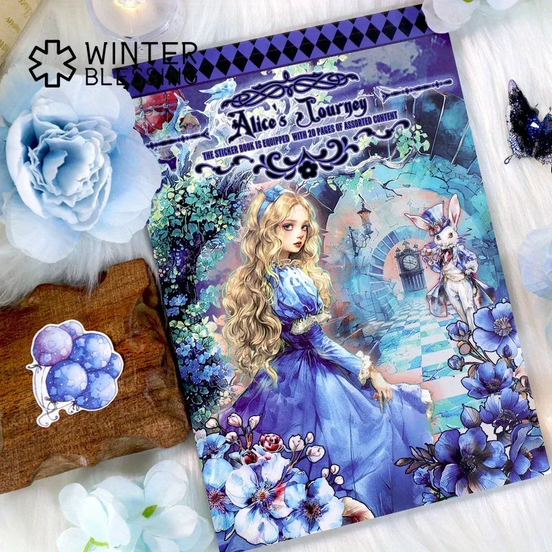 Alice's Journey Aesthetic Sticker Book