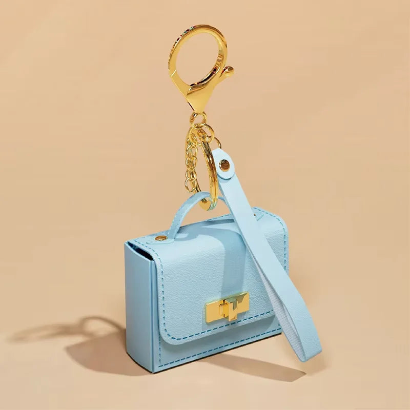 Mini PU Leather Bag Keychain & Coin Purse