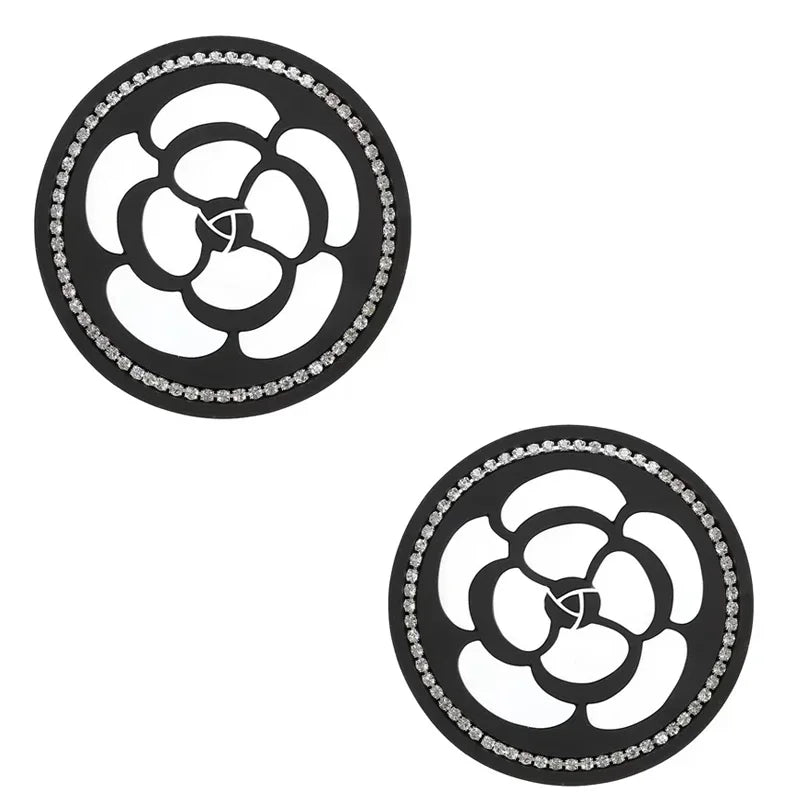 Non-Slip Silicone Car Cup Holder Coasters (Set of 2)