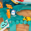 Dinosaur Race Track Playset with Rolling Car Ramp