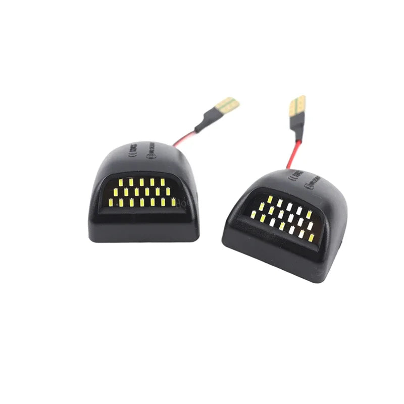 White LED License Plate Lights for Chevrolet Silverado, GMC Sierra, and More