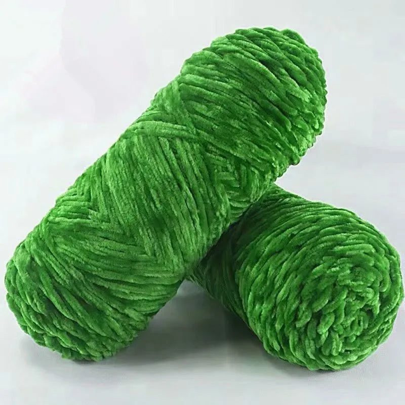 Soft Chenille Yarn for Knitting and Crochet