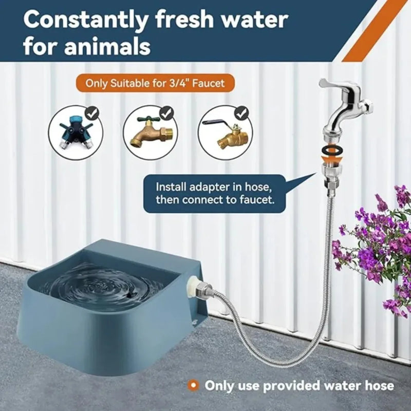 Automatic Pet Water Bowl with Hose