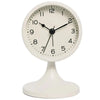 Nordic Metal Round Alarm Clock with Silent Movement and Nightlight