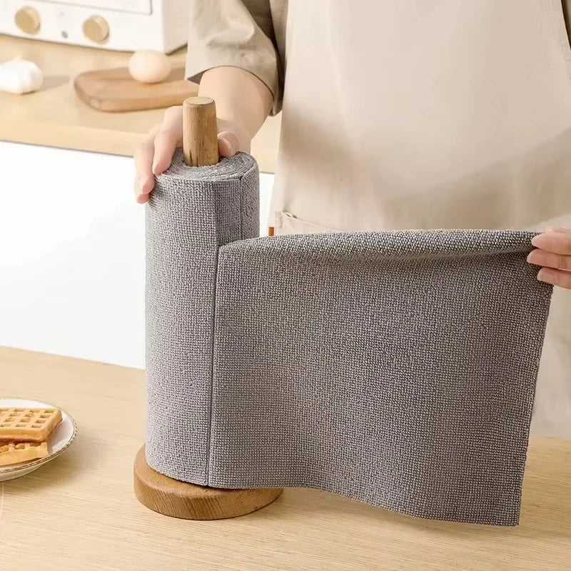 Reusable Microfiber Cleaning Wipes – 20 Sheet Roll