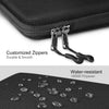Black EVA protective laptop sleeve featuring customized zippers and water-resistant 1600D polyester fabric