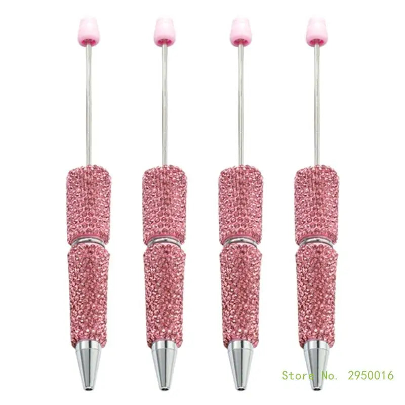 Elegante Perlen-Rhinston-Ballpoint-Stifte (4er Set)