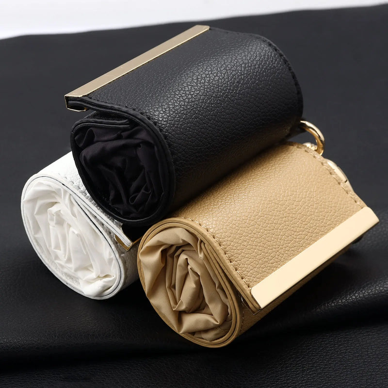 Large Canvas Tote Bag with Keychain Attachment