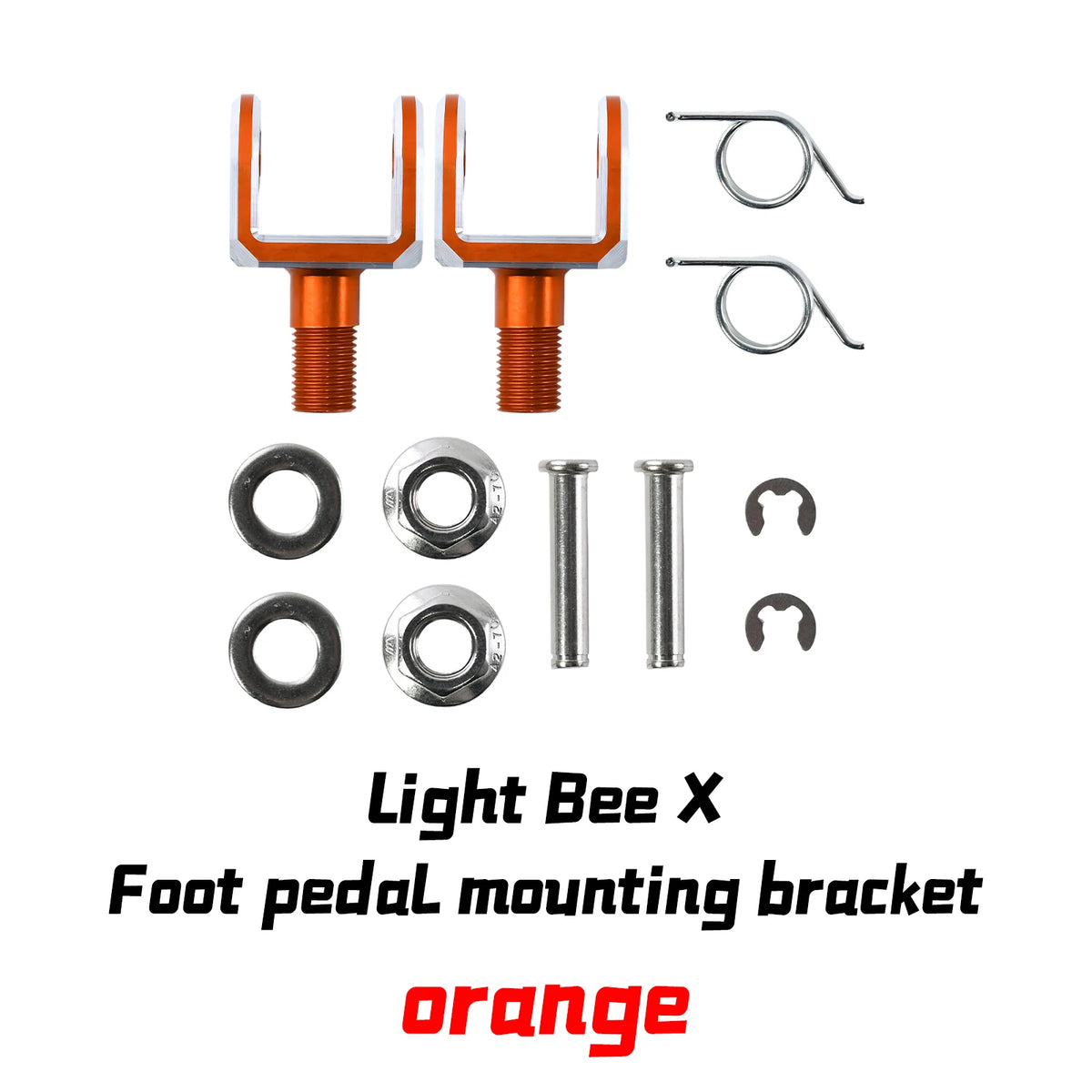 Durable Aluminum Footpegs with Pedal Bracket for Electric Dirt Bikes