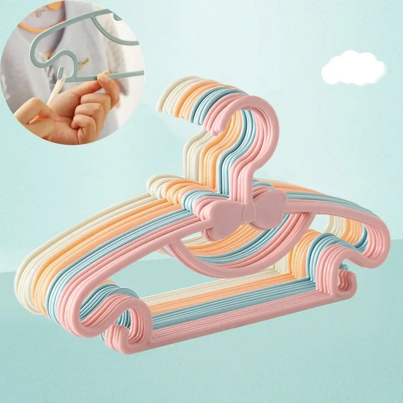 Space-Saving Kids' Anti-Slip Clothes Hangers (Set of 5/10/20/30/50)