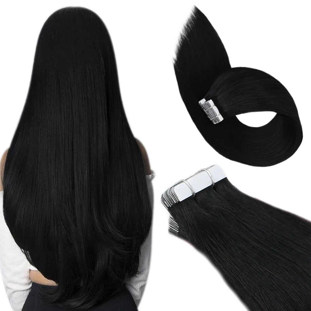 Extensions en Cheveux Humains Réels - Pour un Effet Fusion Parfait