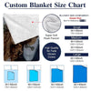 Personalized Guinea Pig & Capybara Flannel Throw Blanket