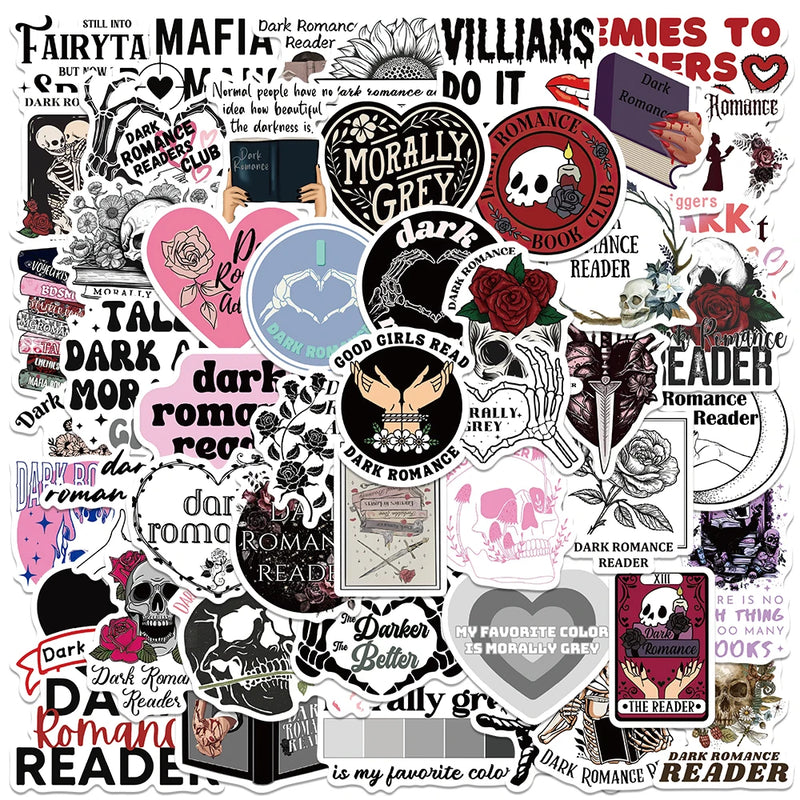 Pack de Pegatinas Dark Romance BookTok