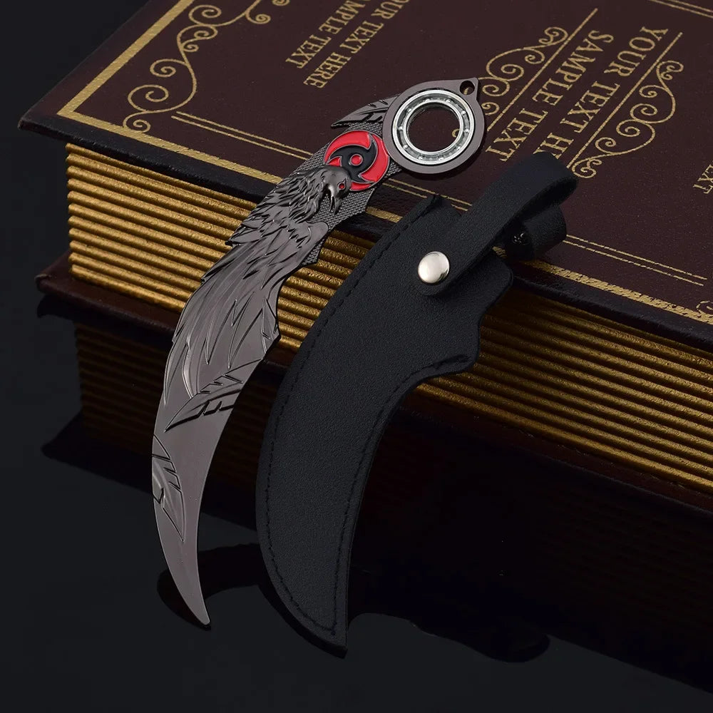 Blue Dragon Claw Folding Knife Model - 18cm Collectible Tactical Karambit
