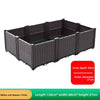 Cache-pot en plastique époxy de balcon surdimensionné