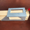Aluminum Alloy 45/90 Degree Marking Ruler for Woodworking