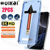 2-Pack Tempered Glass Screen Protector for iPhone with Auto Dust-Elimination Install