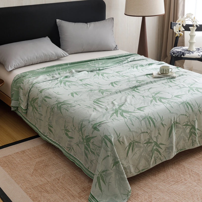 Bamboo Fiber Cooling Throw Blanket